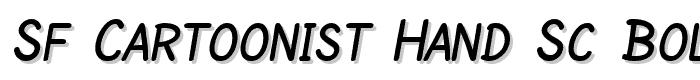 SF Cartoonist Hand SC Bold font